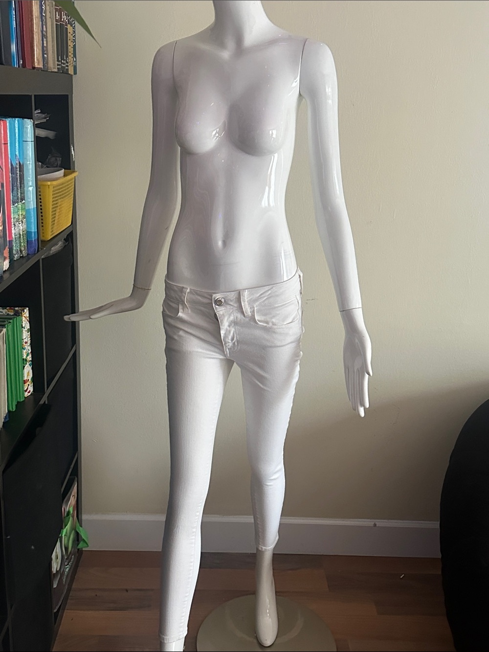 NYDJ White Skinny Jeans